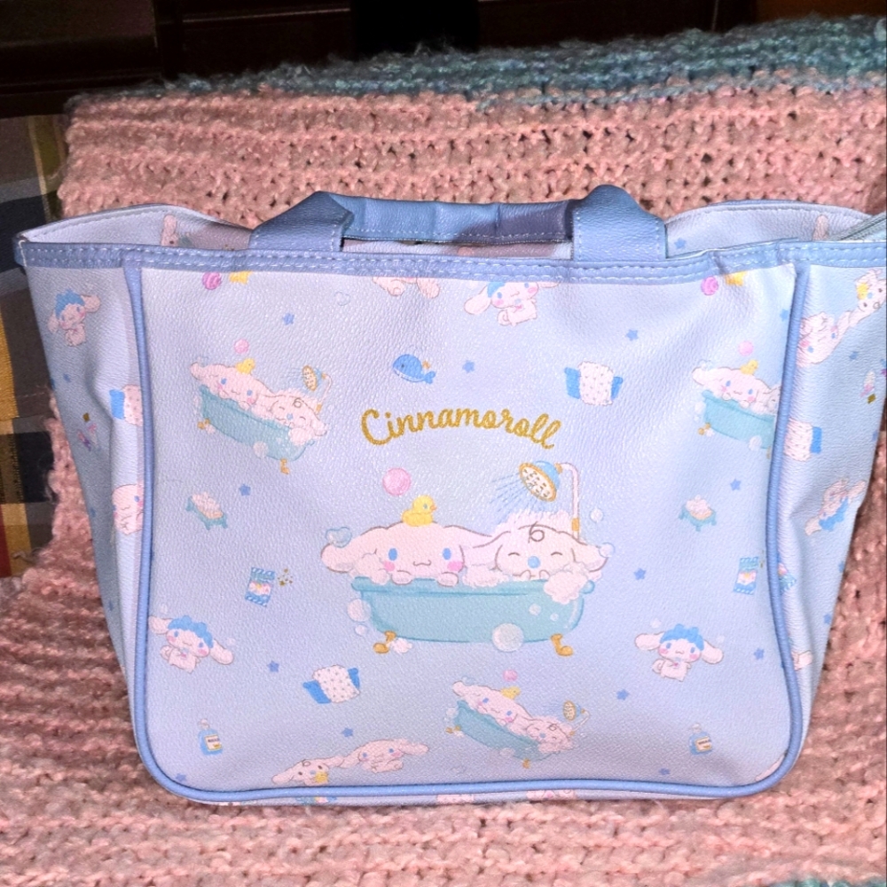 Cinnamoroll Blue PU Leather Purse